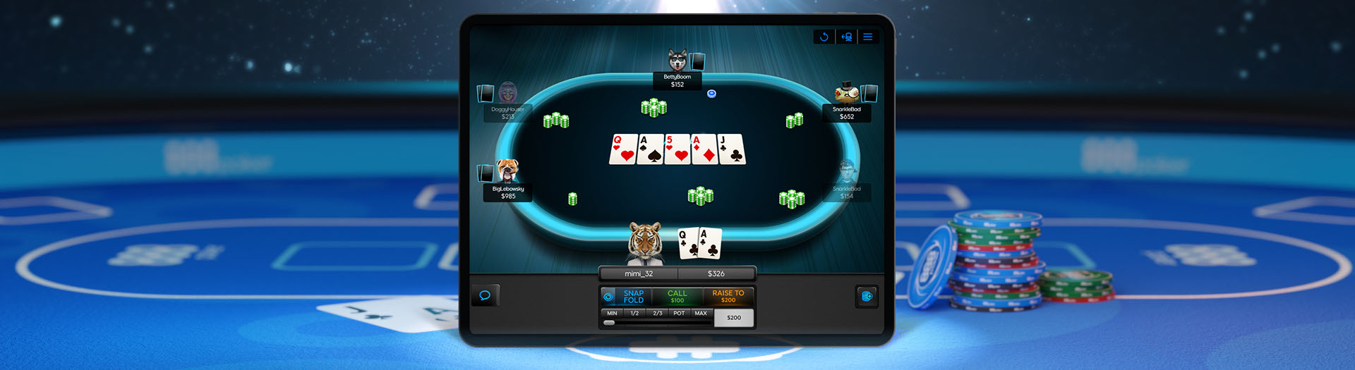 Online poker iPad App